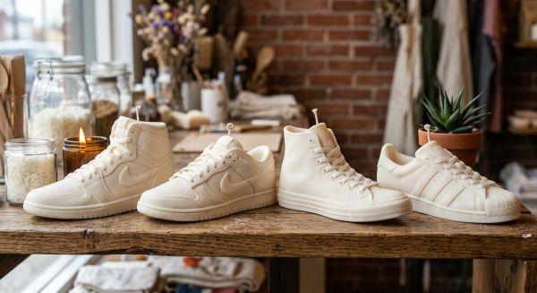 Bougies sneakers : offrez des modèles emblématiques en cire de soja