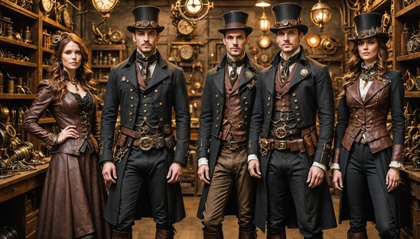Boutique steampunk vêtements et accessoires : découvrez l'univers unique